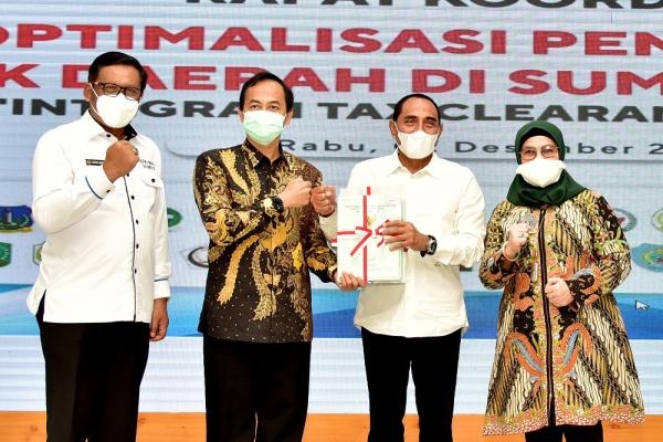 KPK RI Puji Inovasi Pemprov Sumut untuk Optimalisasikan Capaian Pajak Daerah